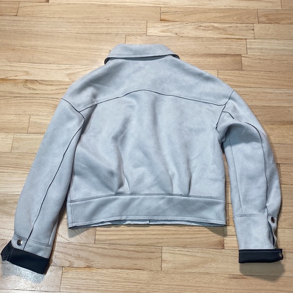 NEW JOU JOU FAUX SUEDE CLOUD WOMEN'S JACKET - Small - Picture 2 of 4